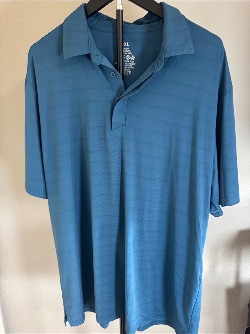 Classic Teal Blue Men's Polo – Breathable Everyday Comfort